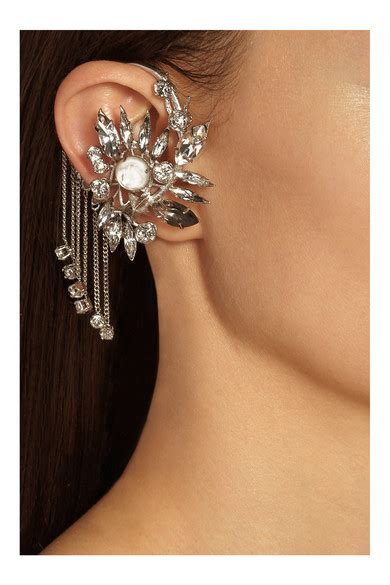 givenchy ear cuff|4G Pearl earcuff .